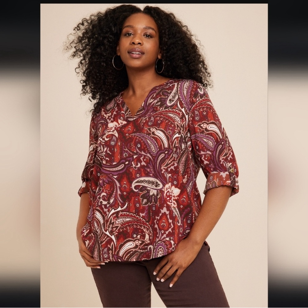 Maurices Atwood 3/4 sleeve blouse